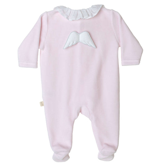 Baby gi Pink Frill Angel wing