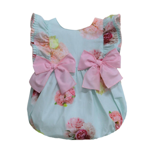 Phi flower pleated romper